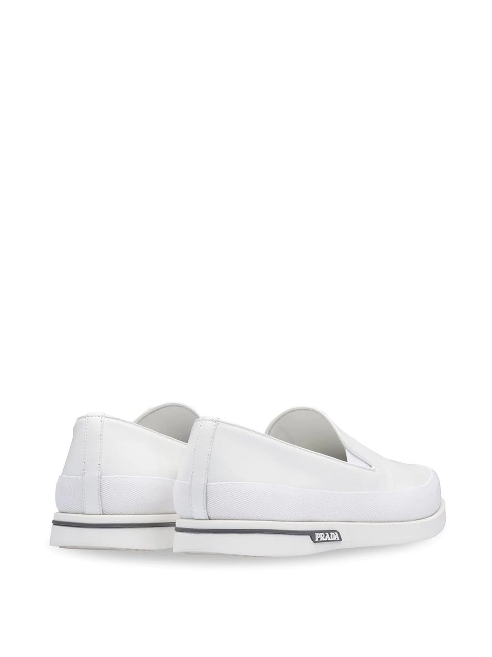 leather slip-on sneakers - 3