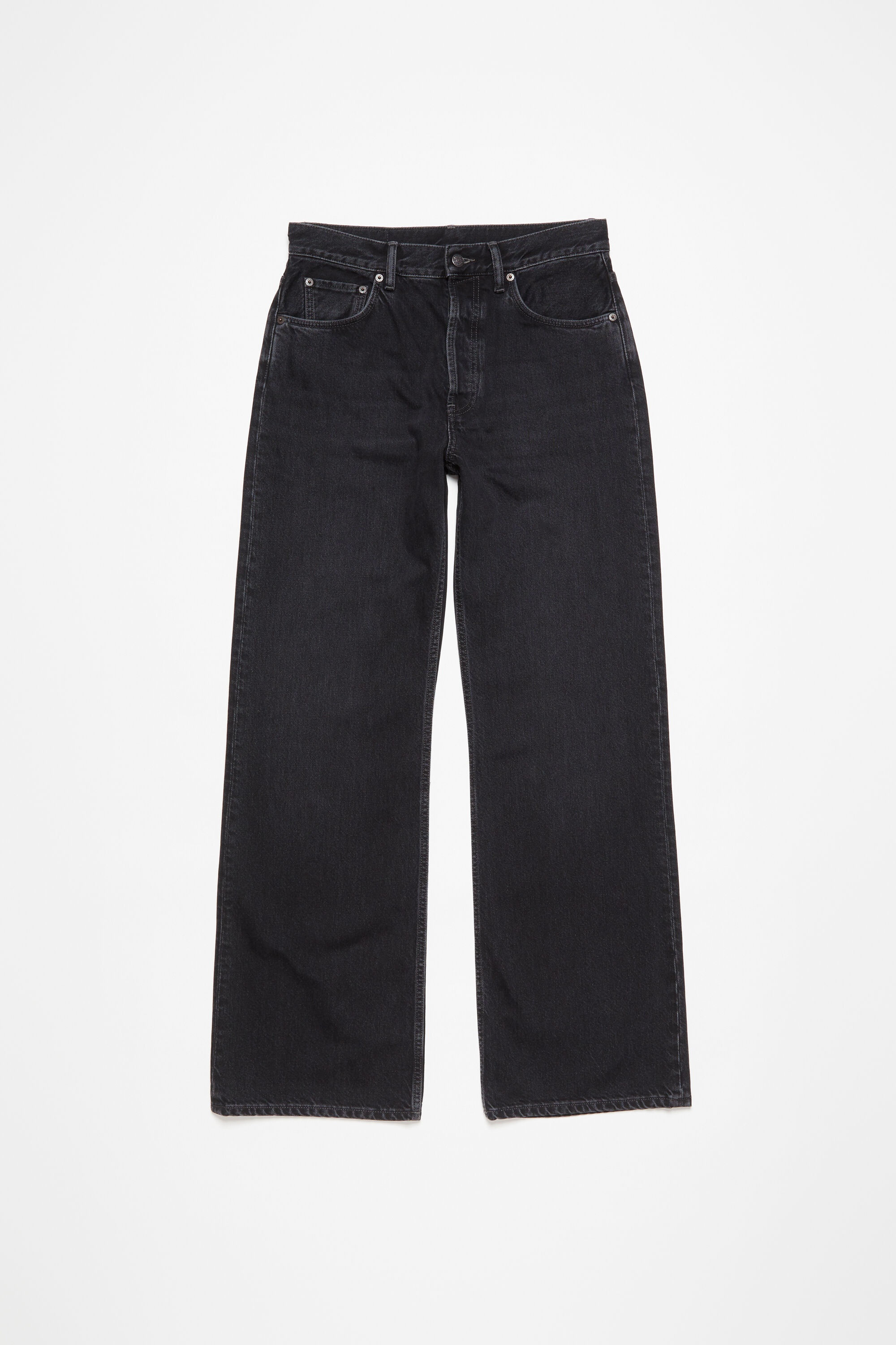 デニム・ジーパン ACNE STUDIOS Women Denim Pants AK0811 900 Black Acne Studios - Loose fit jeans - 1981F - Black