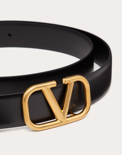 Valentino VLogo Signature Calfskin Belt outlook