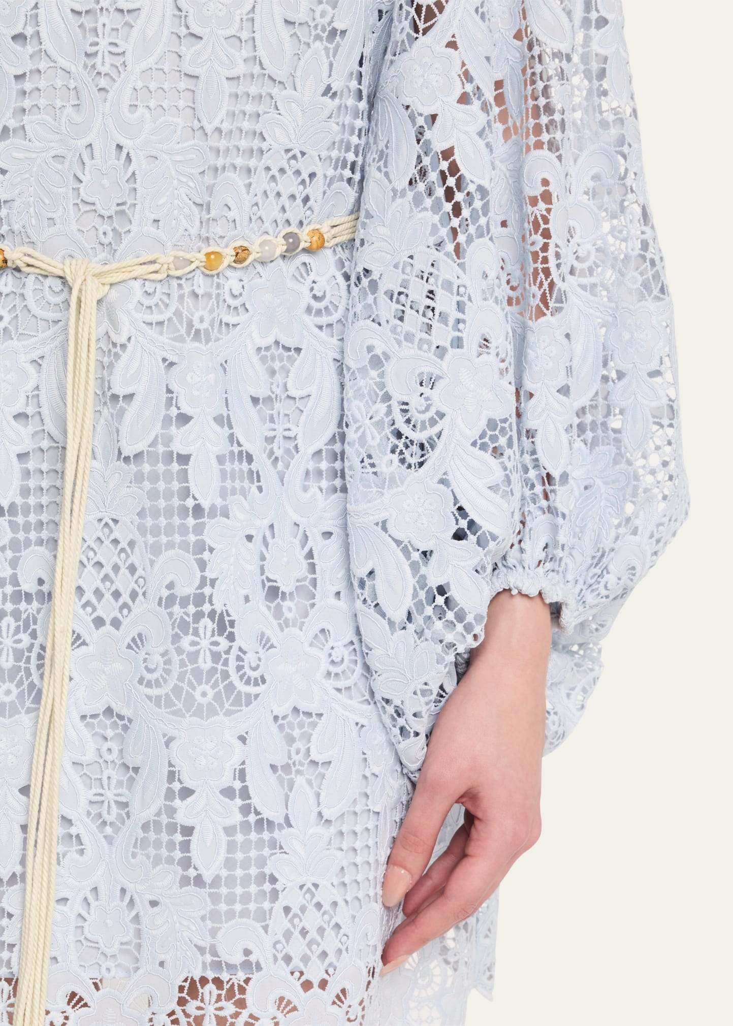 Coco Lace Tunic Mini Dress - 5