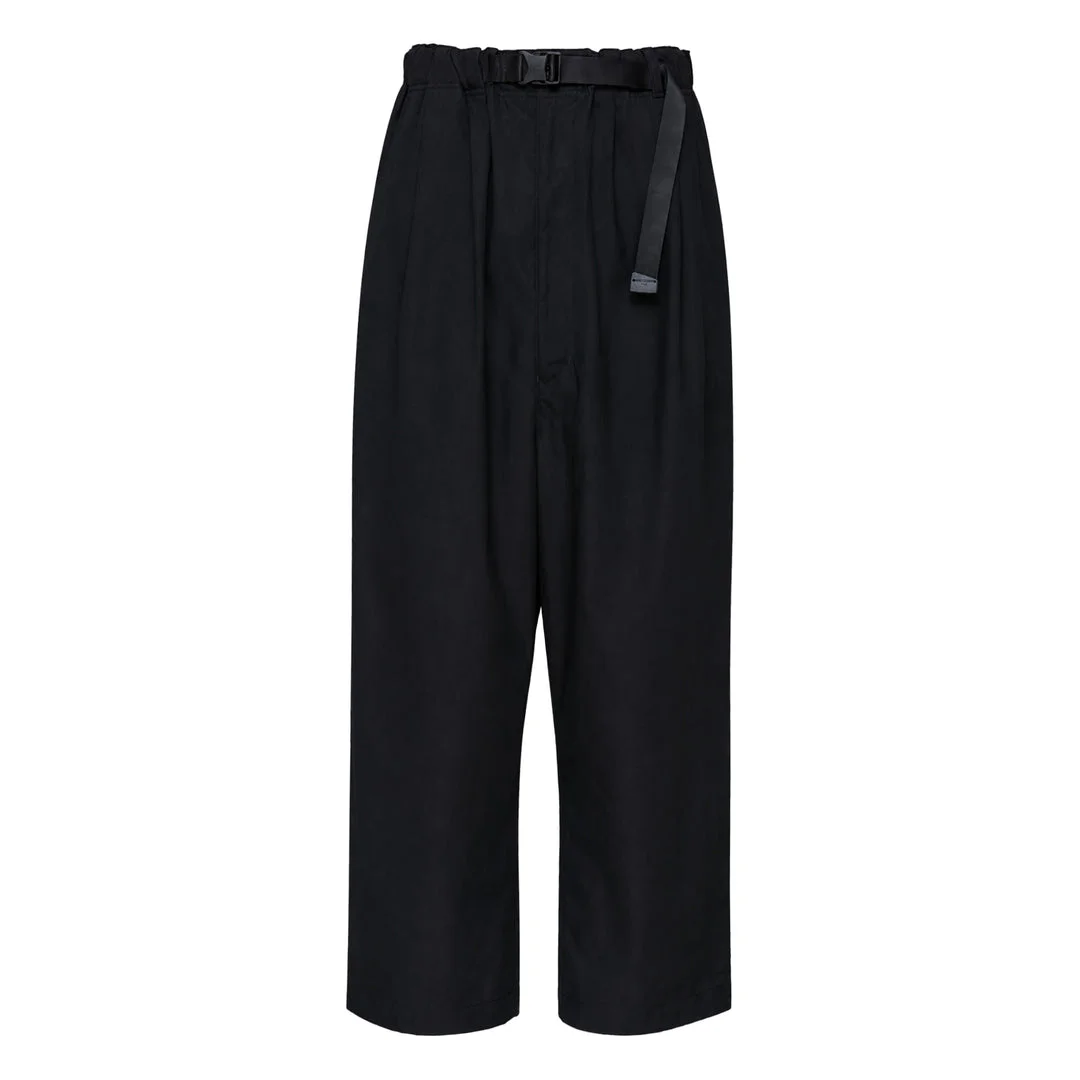 Cotton Weather Cloth Wide Pants - 1