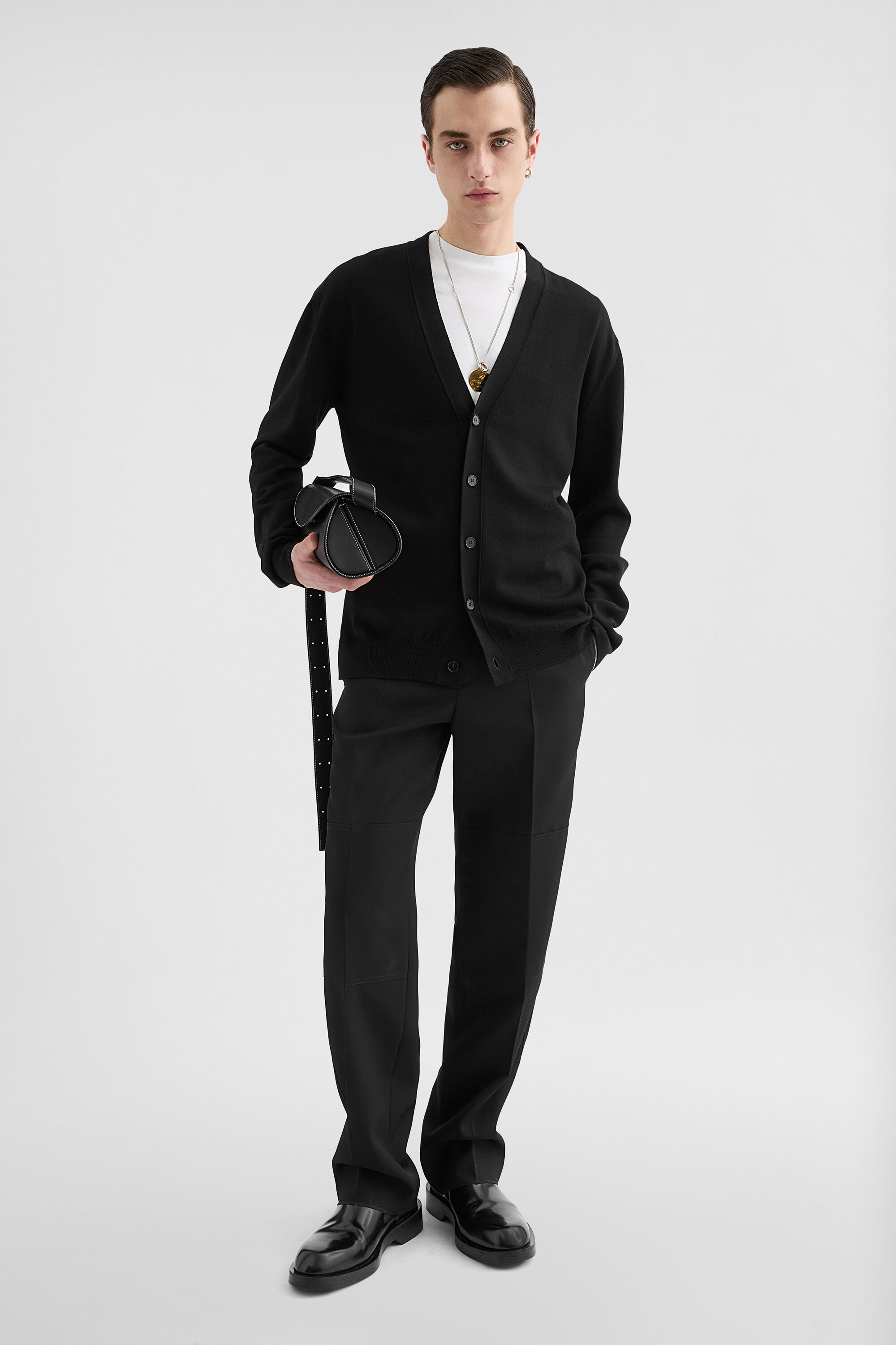 V-Neck Cardigan - 5