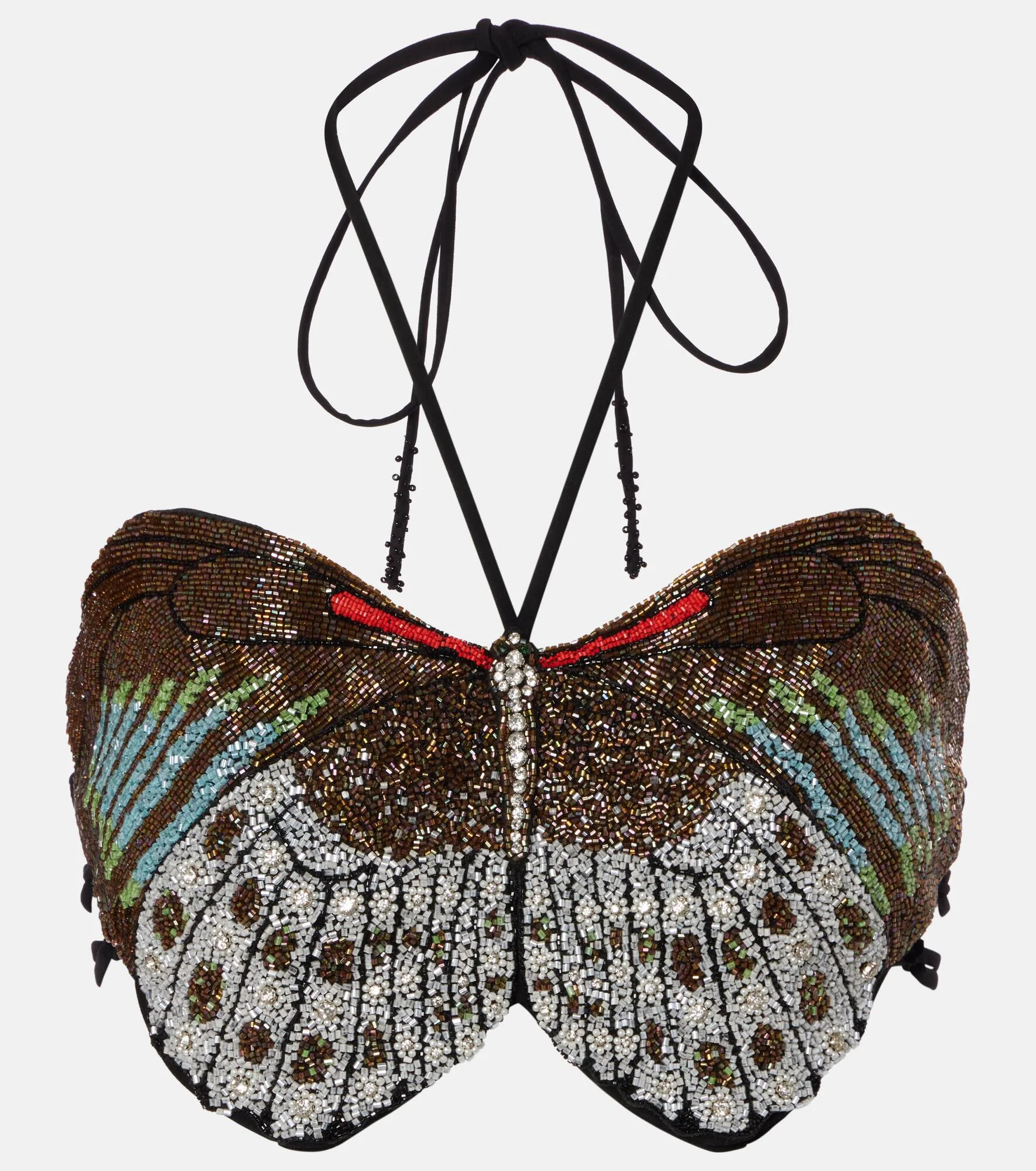 Calypso beaded crop top - 1