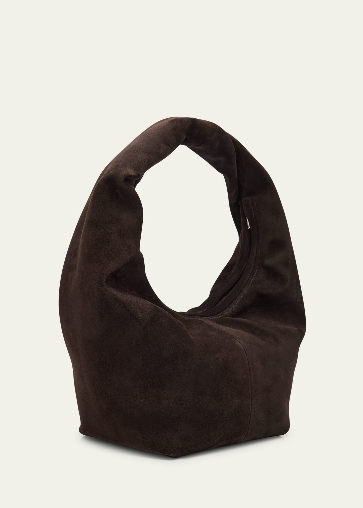 Yela Zip Suede Hobo Bag - 3