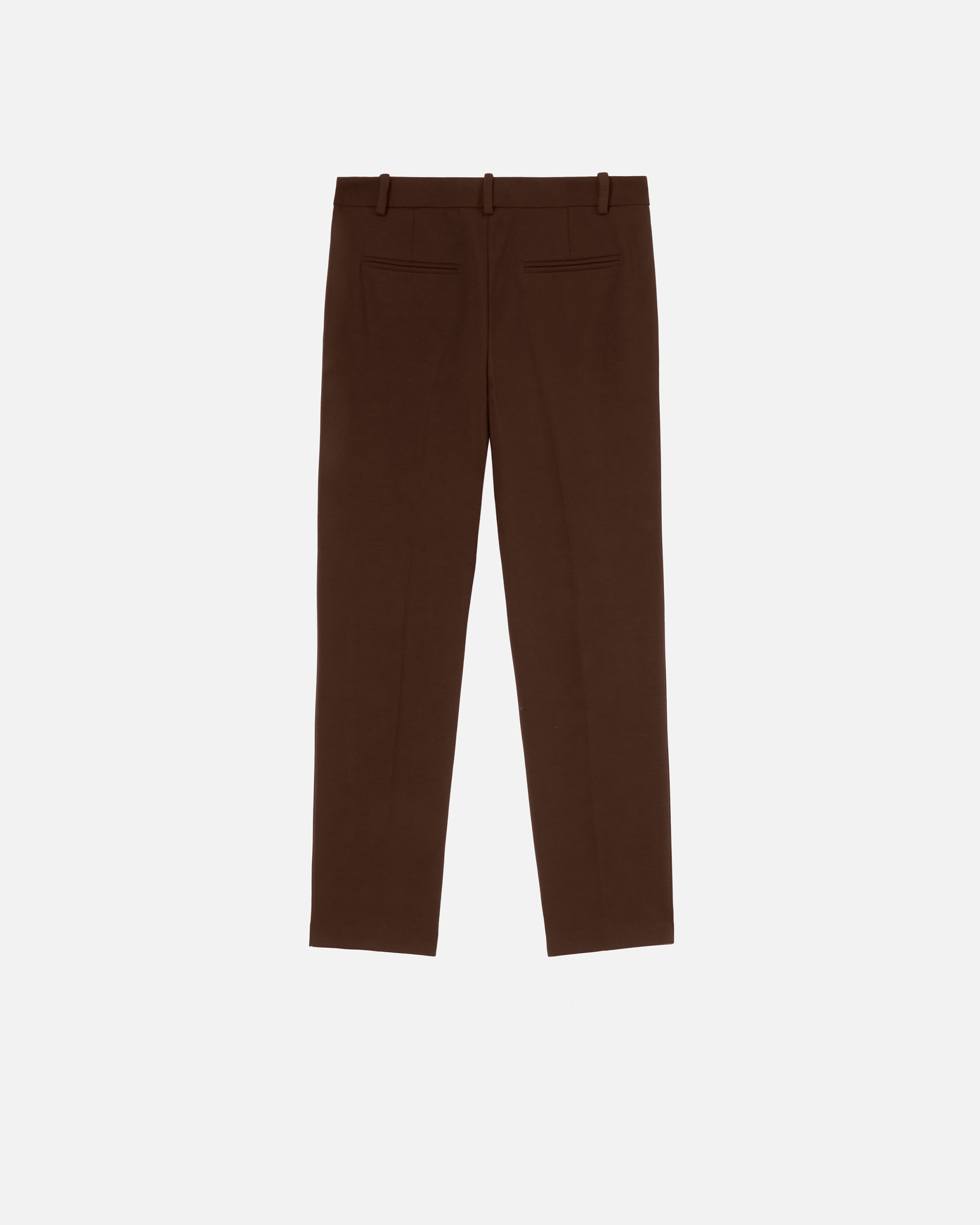 TECHNICAL FABRIC CIGARETTE TROUSERS - 6