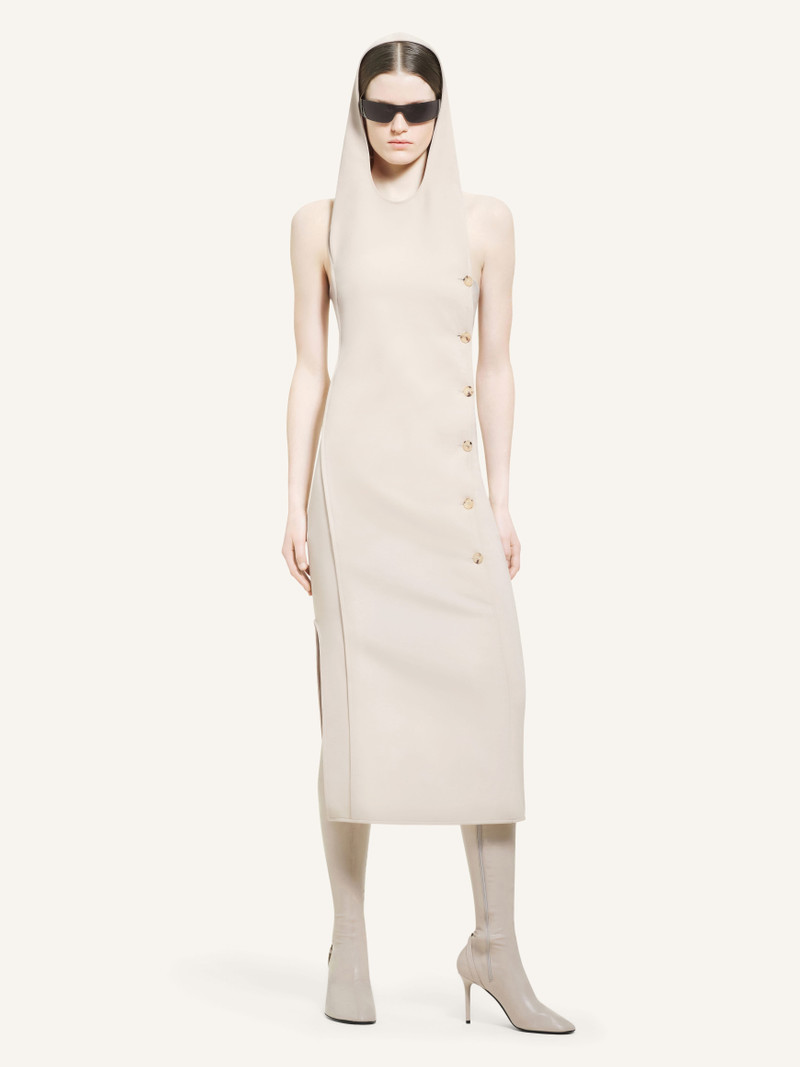 courrèges LONG OBLIQUE SPACE DRESS outlook