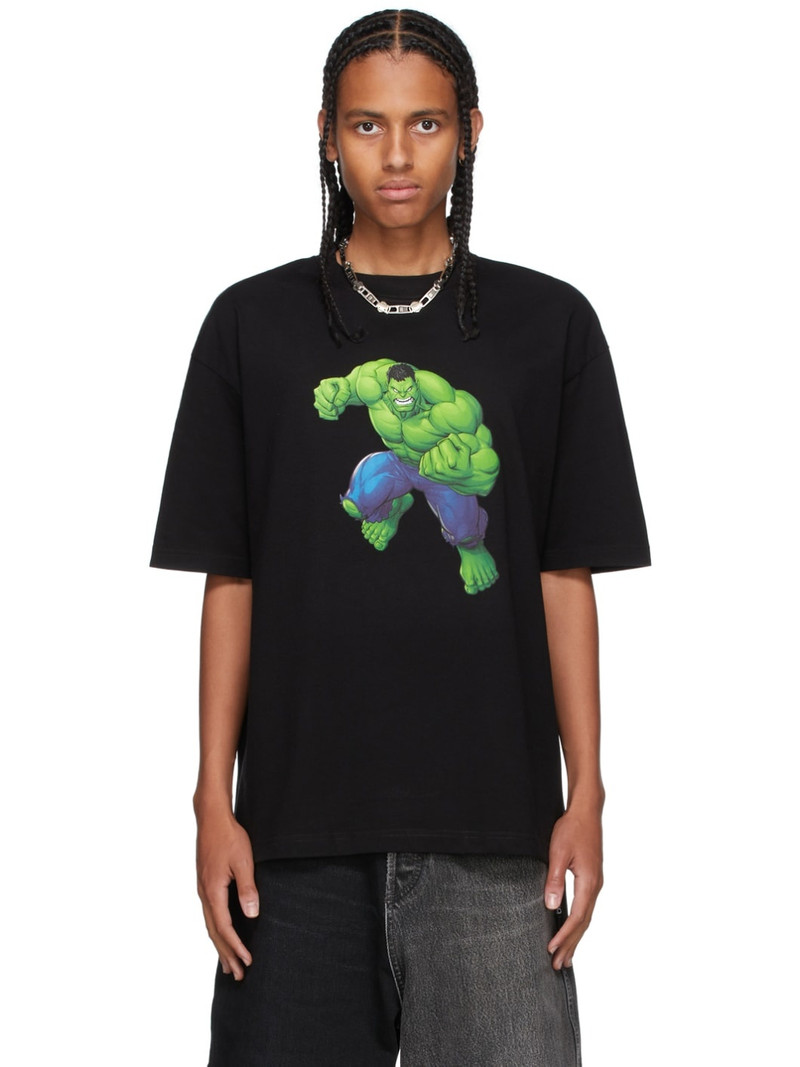 Black Medium Fit Hulk T-Shirt - 1