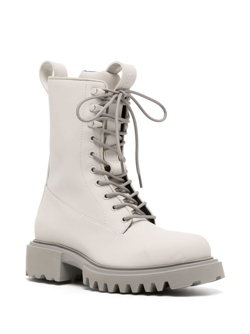 RAINS Show lace-up combat boots outlook