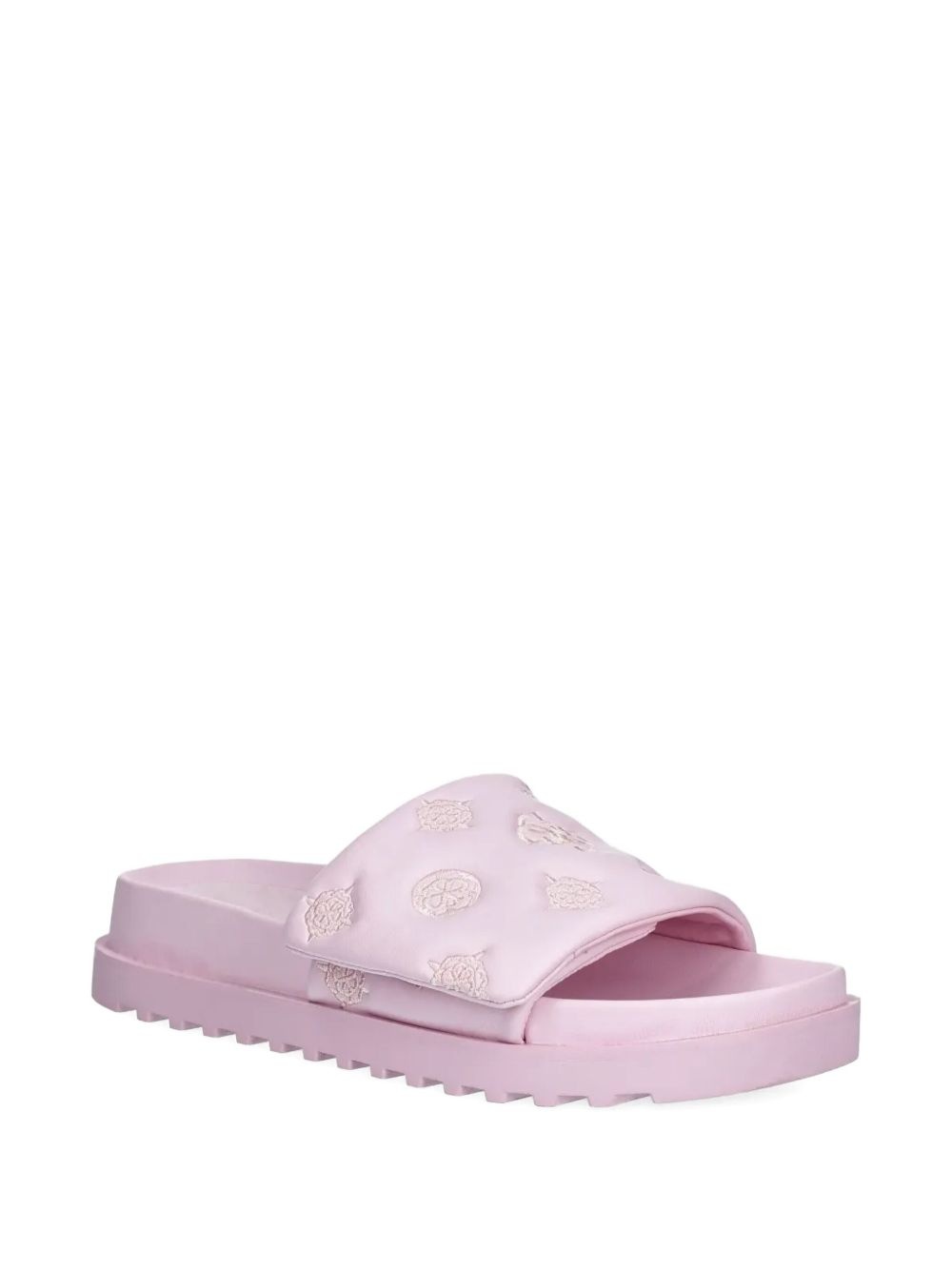 Fabio embroidered-logo flat sandals - 2