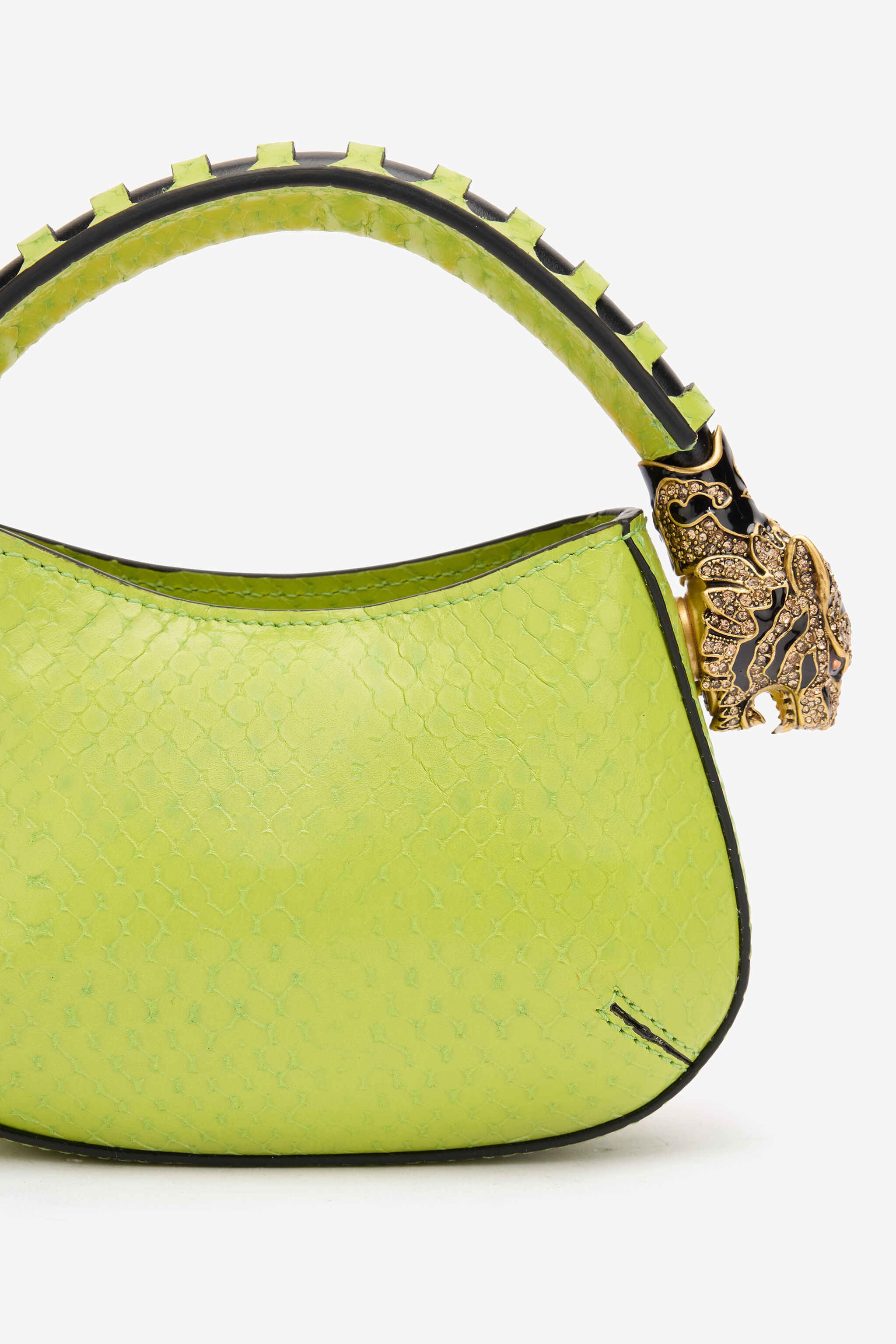 Mini Roar Bag With Snake Print - 4