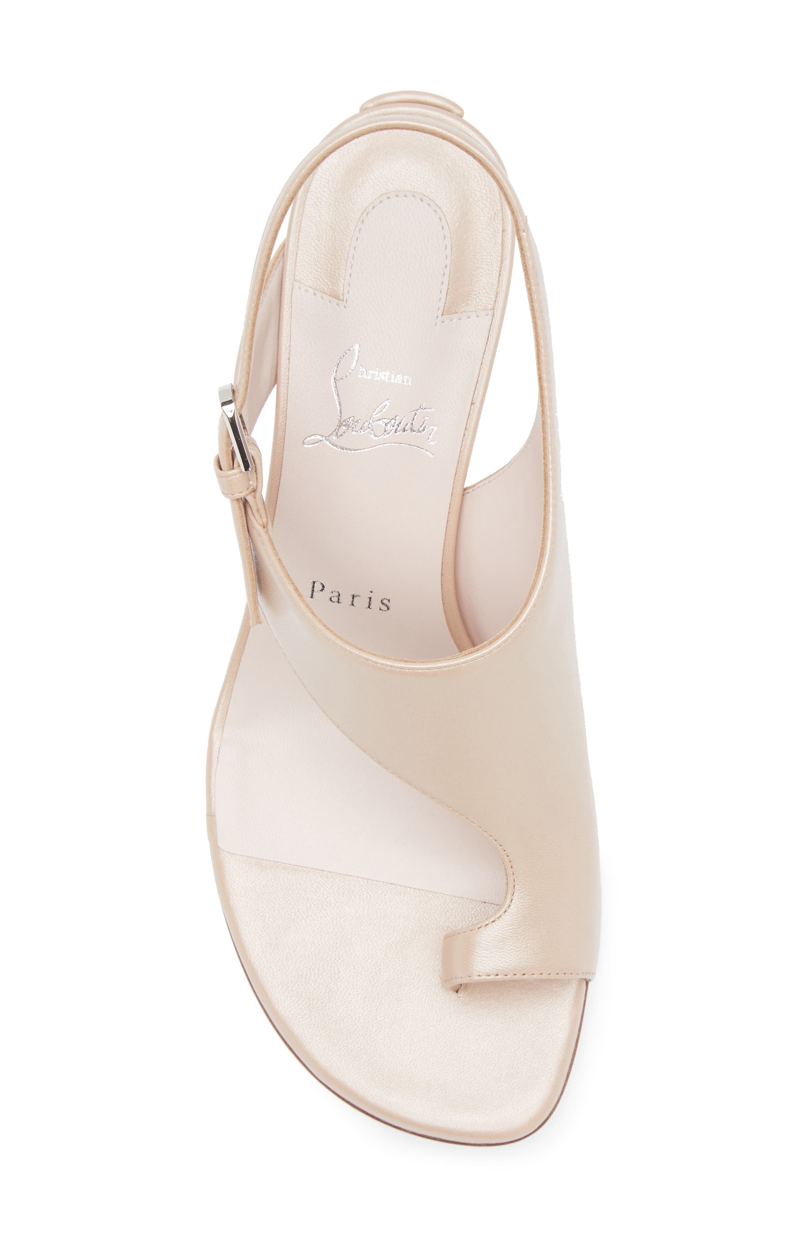 Christian Louboutin Viva Condora Sandal in Leche/Lin Leche at Nordstrom - 5