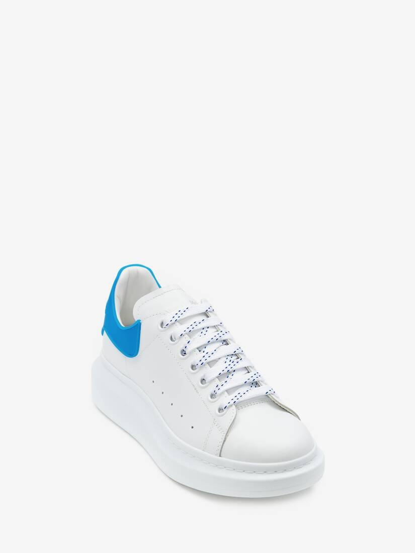 Men's Oversized Sneaker in White/electric Blue - 2