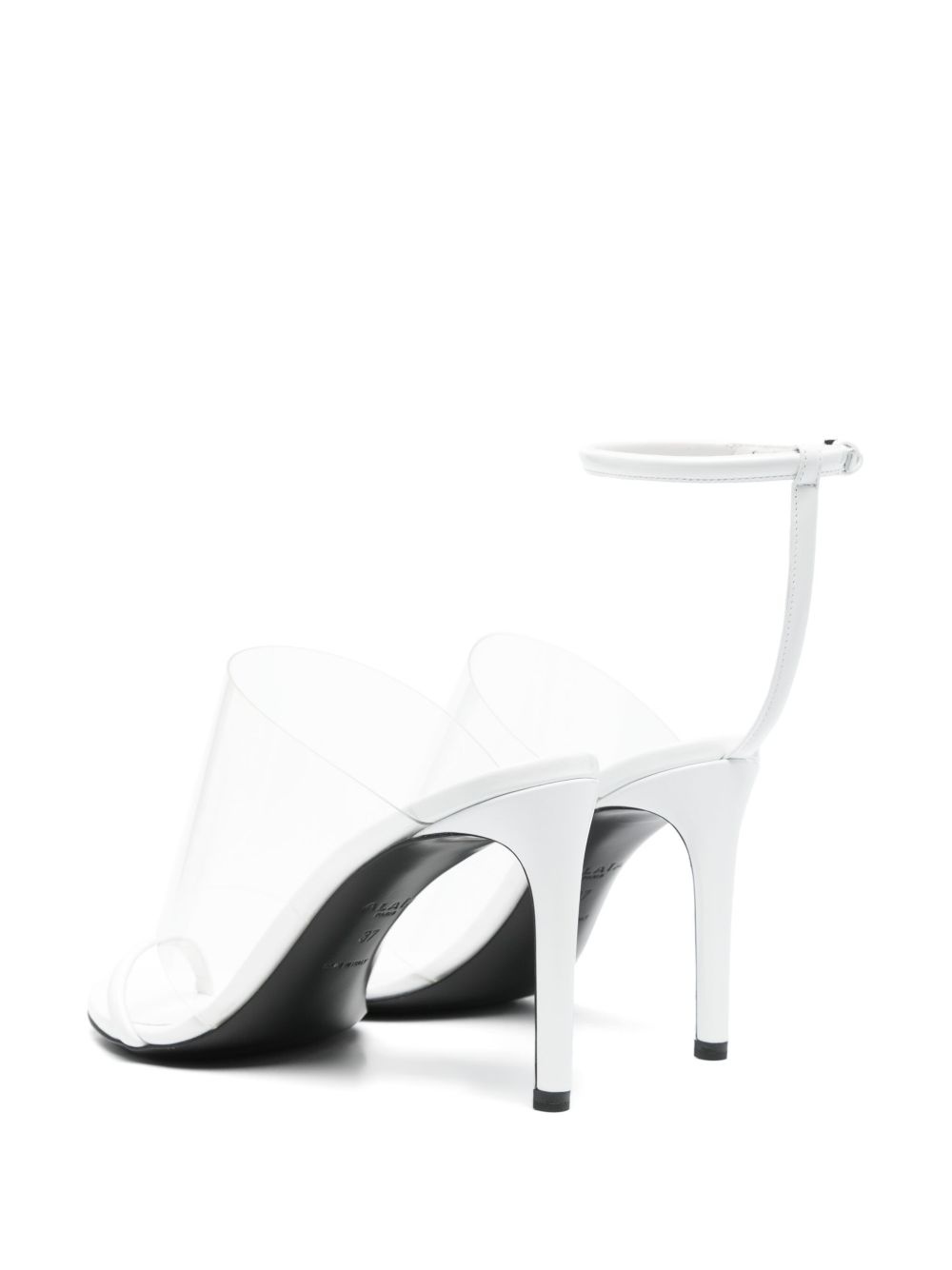 85mm leather sandals - 3