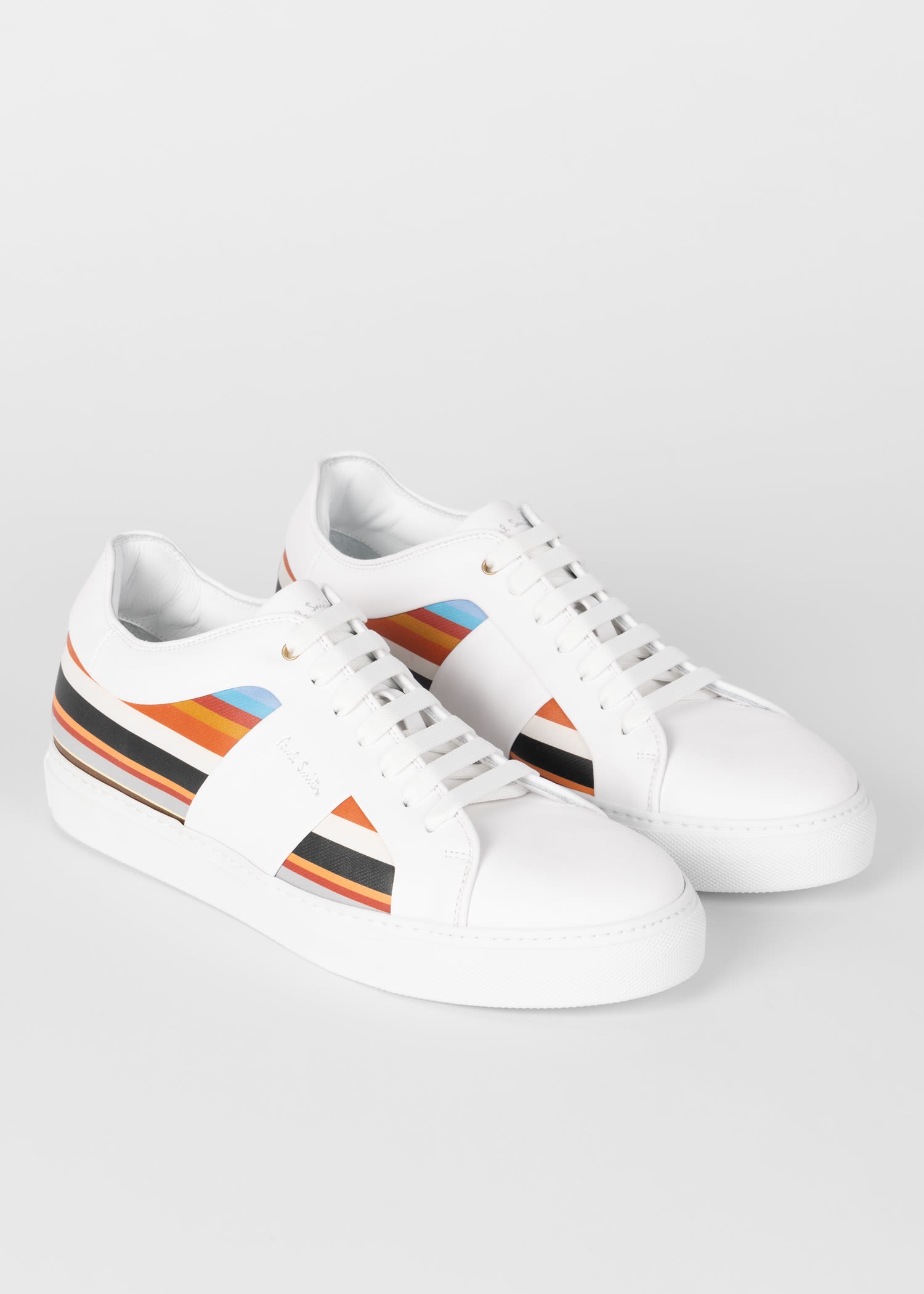 Leather 'Signature Stripe' Panel 'Basso' Trainers - 2
