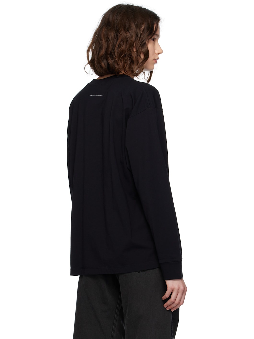Black Cotton T-shirt - 3