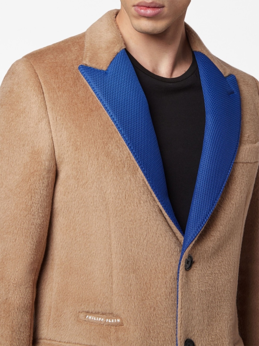 single-breasted wool coat - 5