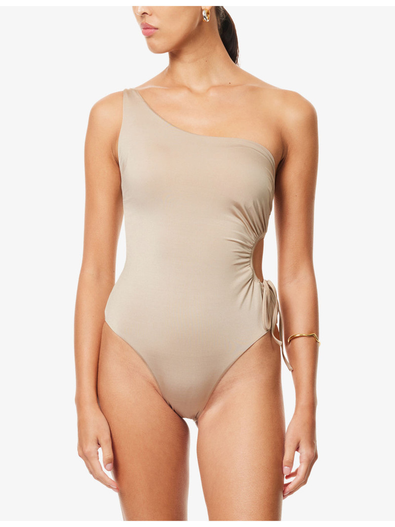 Max Mara Canarie Asymmetric Swimsuit outlook