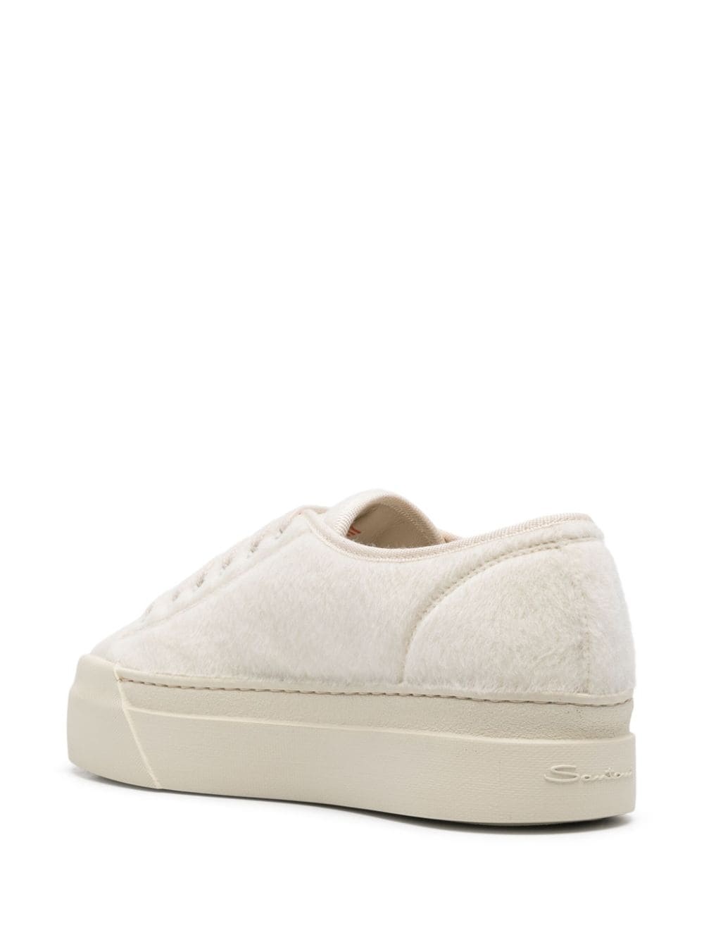 40mm faux fur platform sneakers - 3