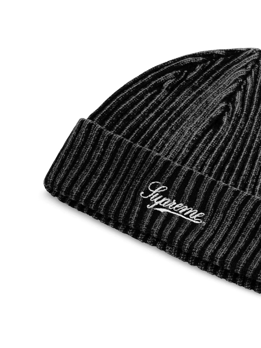 bleached rib beanie - 2