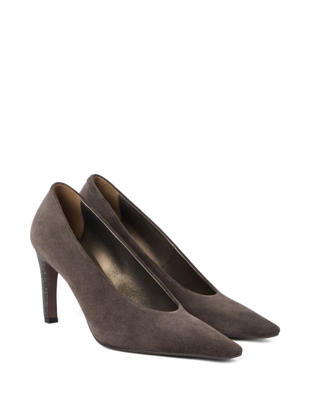 80mm suede pumps - 2