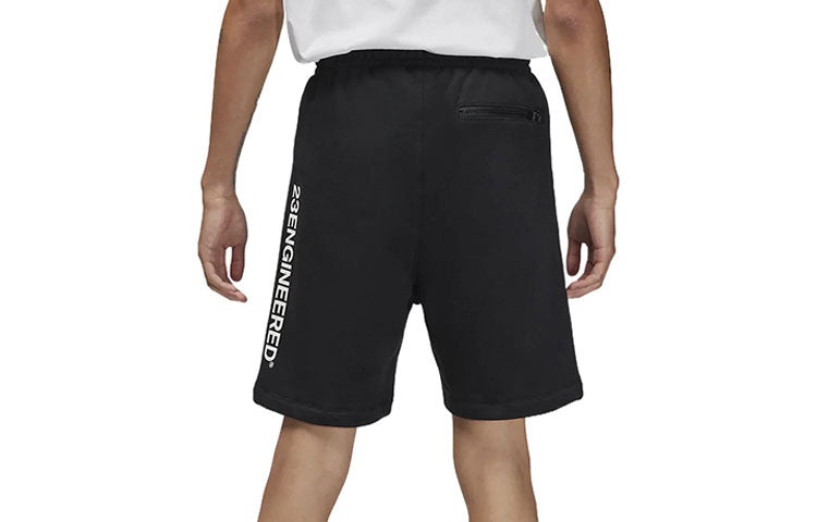 Air Jordan Alphabet Logo Straight Shorts Black DQ8083-010 - 2