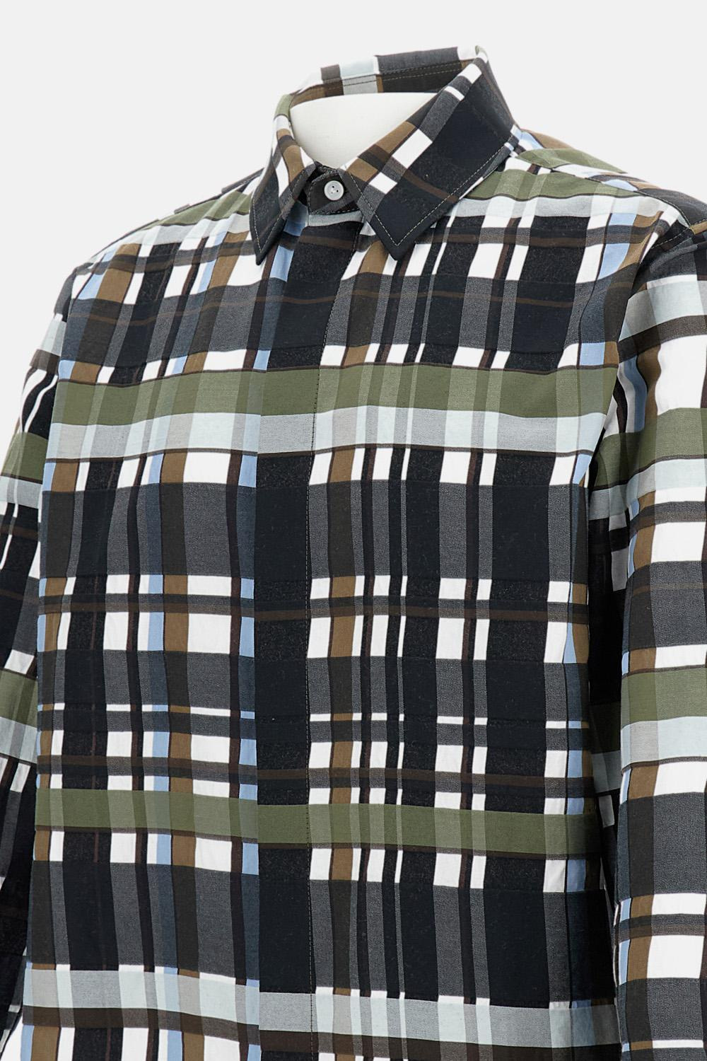 Cotton checkered shirt - 3