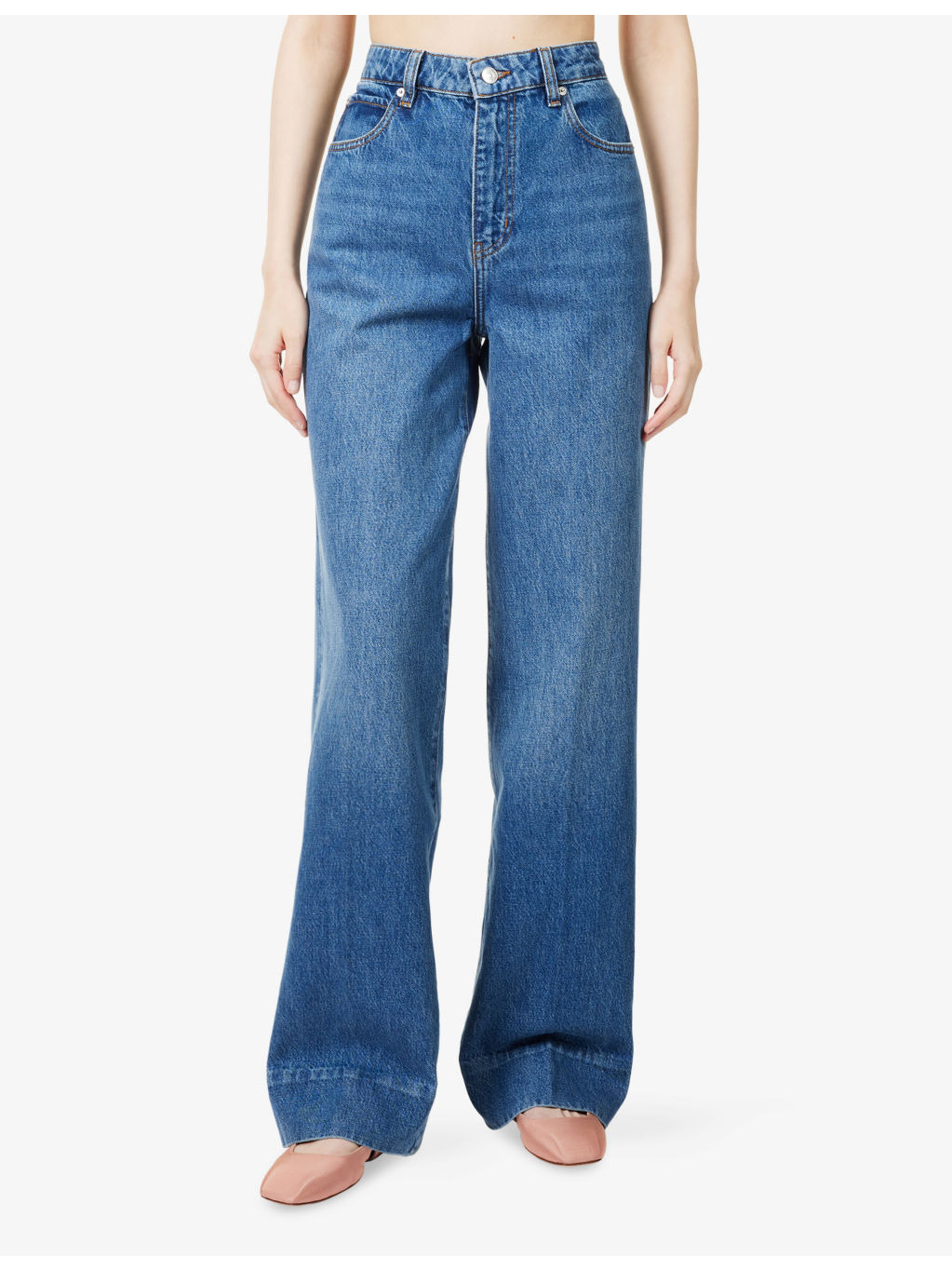 The Streamline High-Waist Straight-Leg Denim Jeans - 3