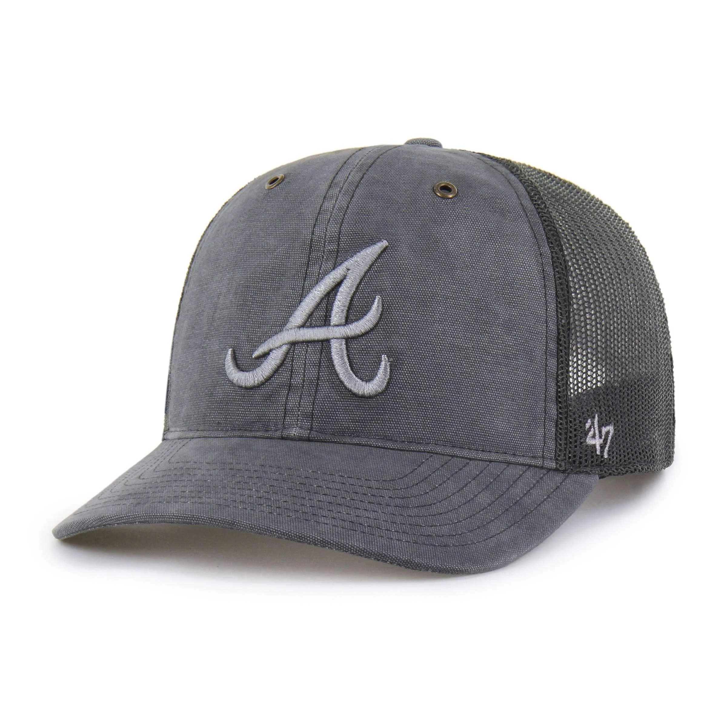 Atlanta Braves '47 Dyed Trucker Relaxed Fit - 1