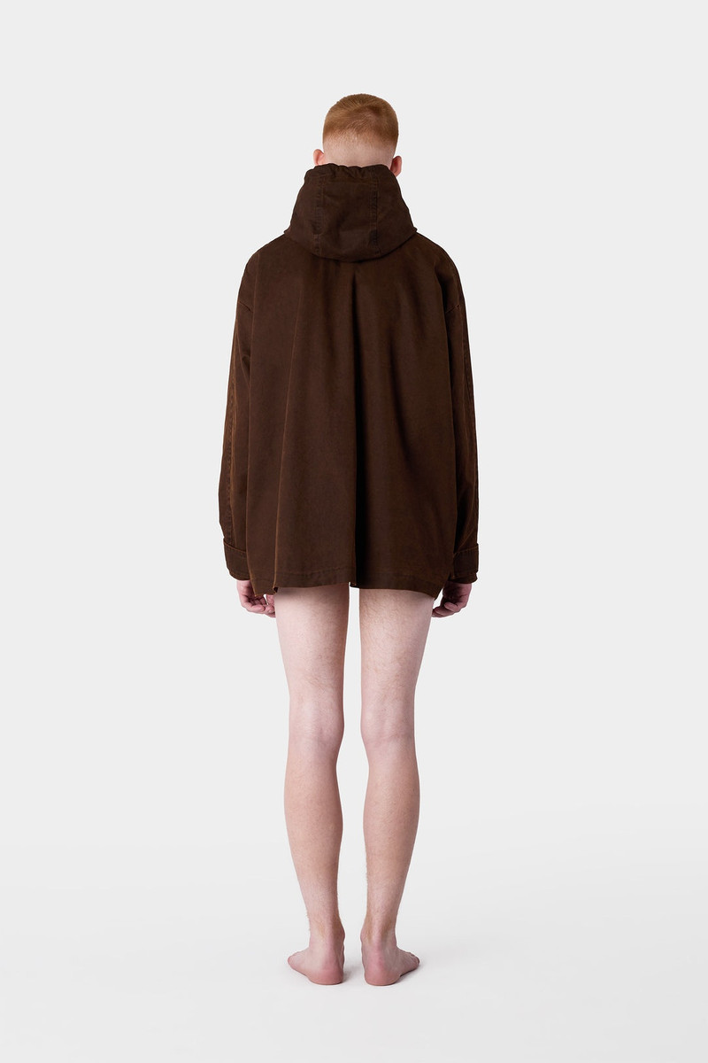CAR COAT / brown 7