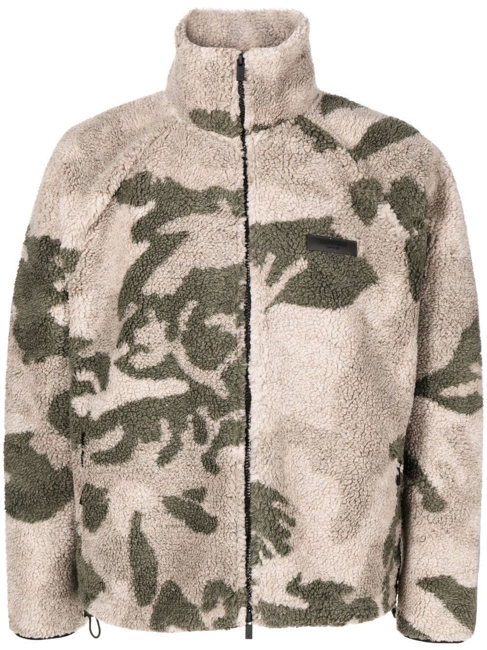 Camouflage fleece jacket - 1