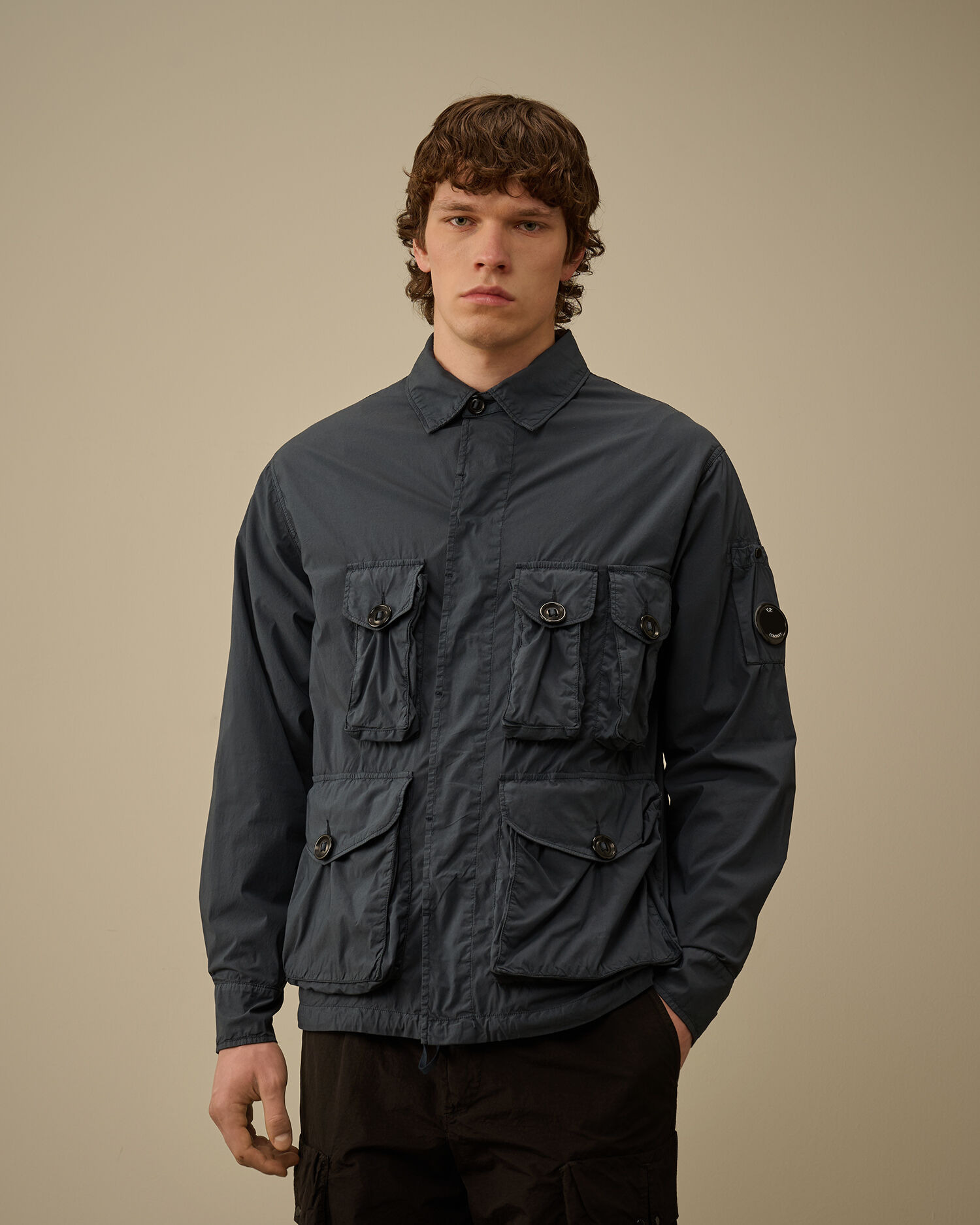 50 Fili Stretch Multi-Pocket Overshirt - 3