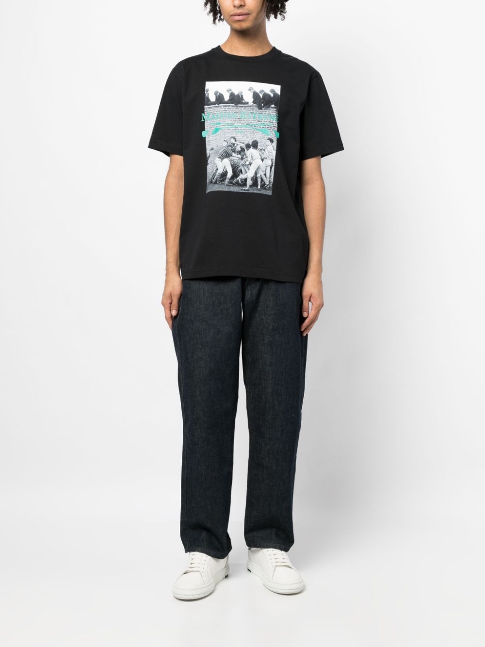 logo-print cotton T-shirt - 2