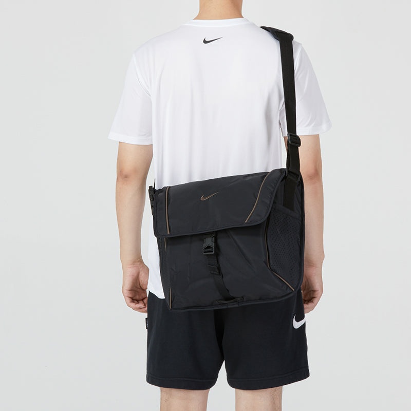 Nike Nsw EssentalsI Messenger Athleisure Casual Sports Shoulder Bag Messenger Bag Unisex Black DJ979 - 5