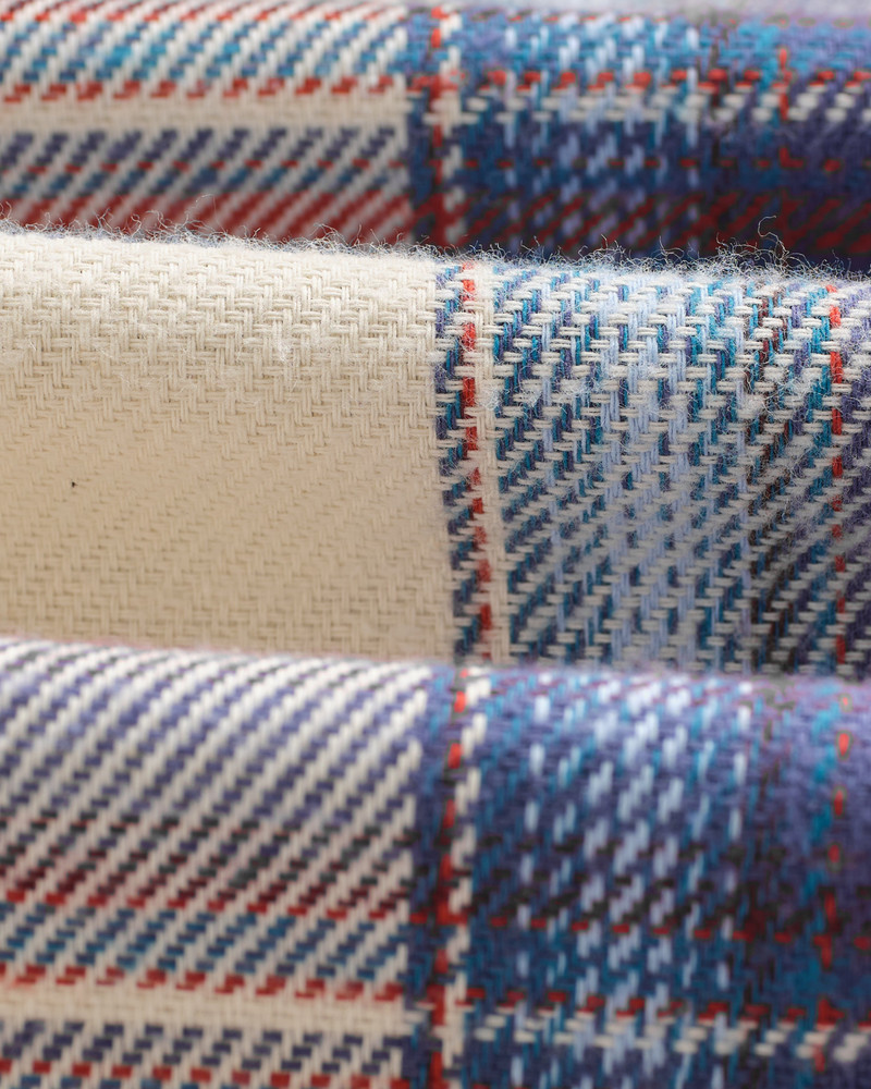 Shelly - Blue And Multicolour Check Flannel Shirt 10