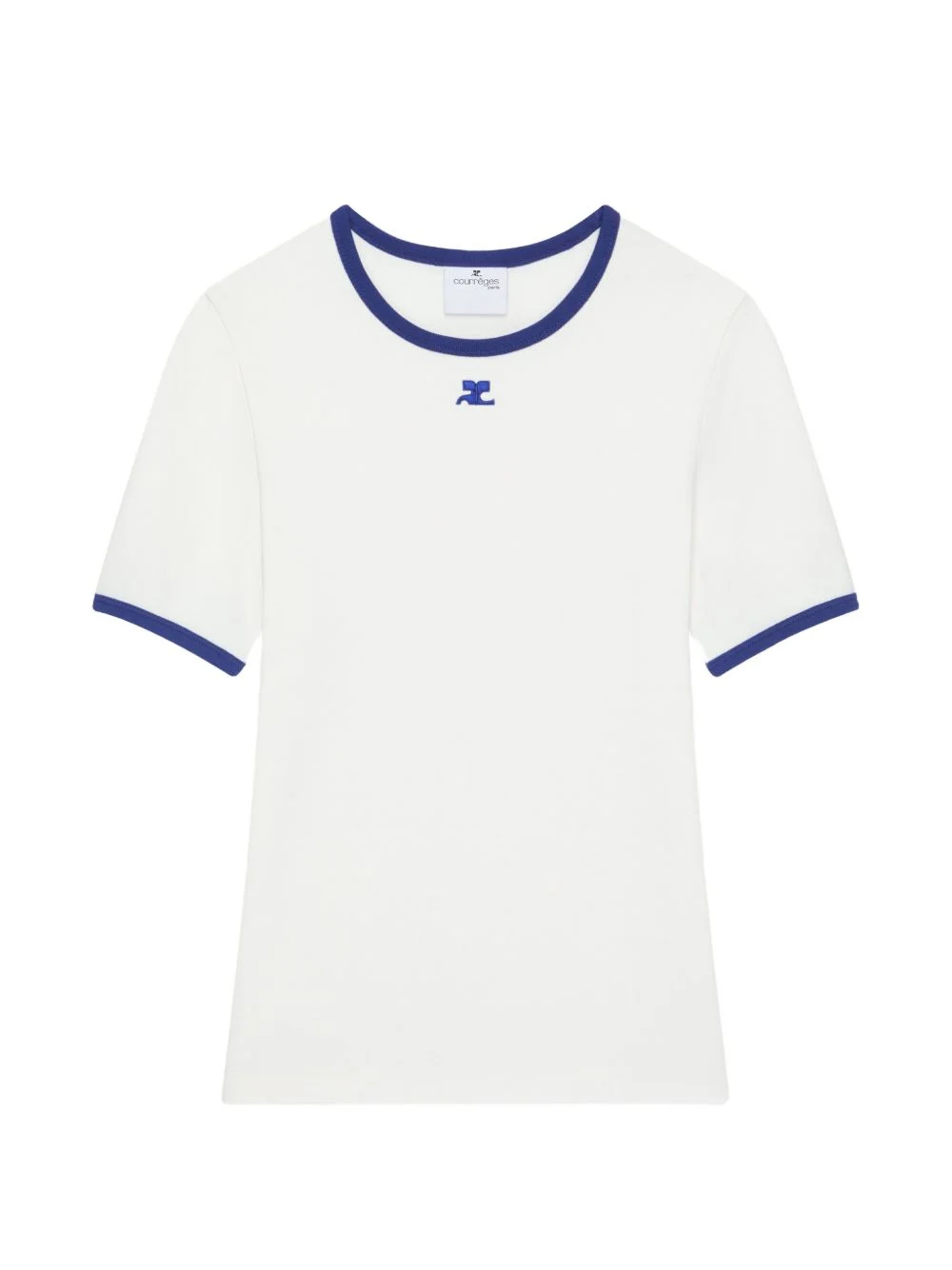 logo-embroidered T-shirt - 1