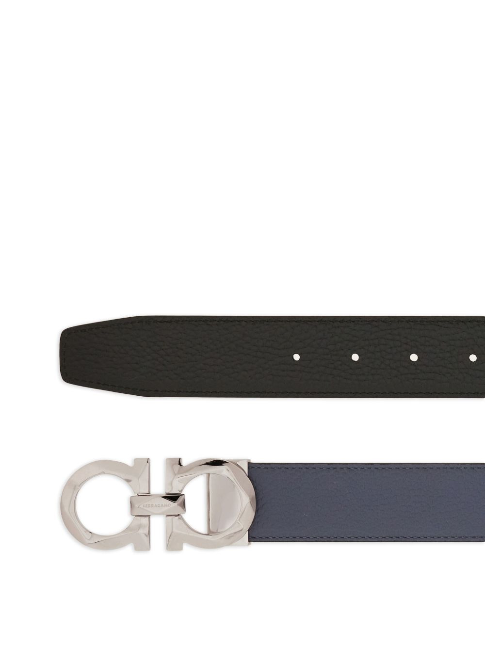 Gancini-buckle reversible belt - 2