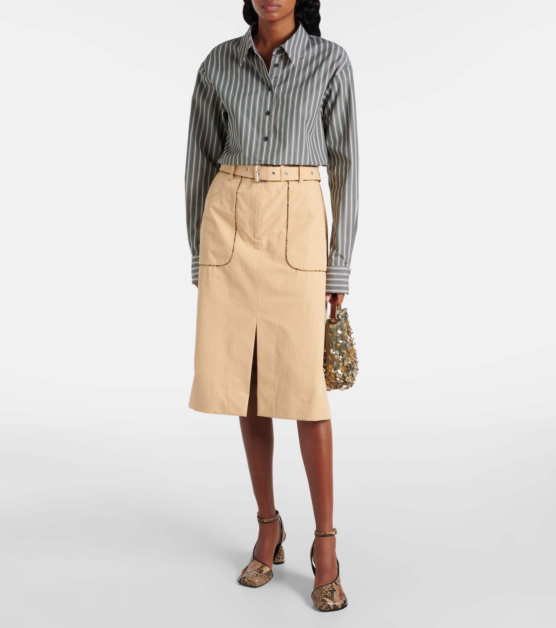 Striped cotton shirt - 2
