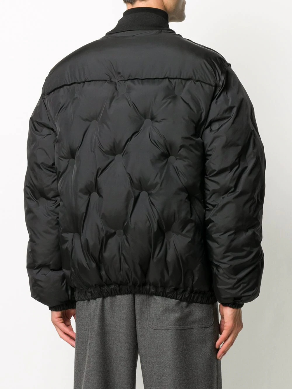 padded nylon bomber jacket - 4