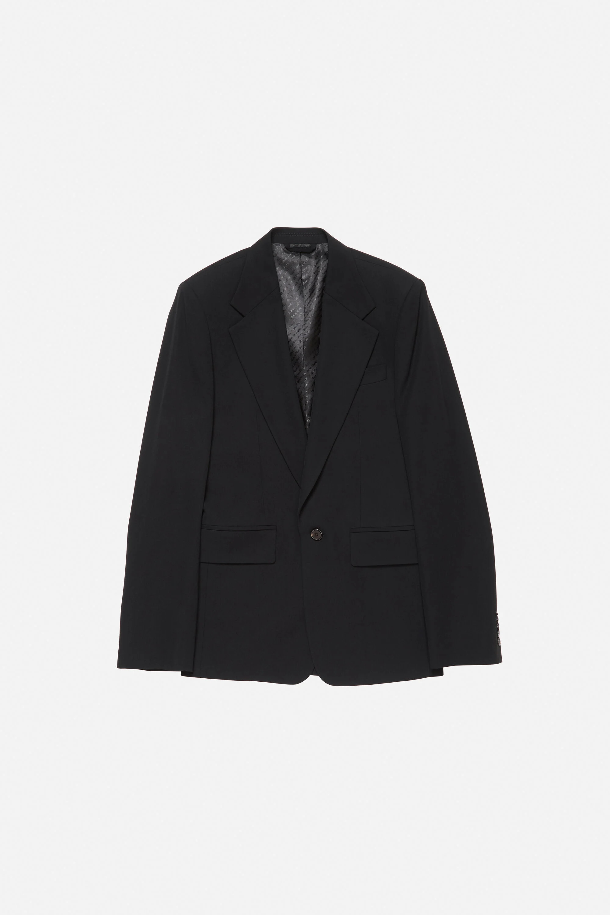 Fitted suit jacket - Black - 6