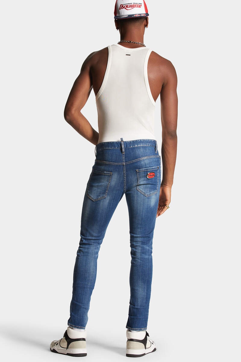 MEDIUM CLEAN WASH SKATER JEANS - 4