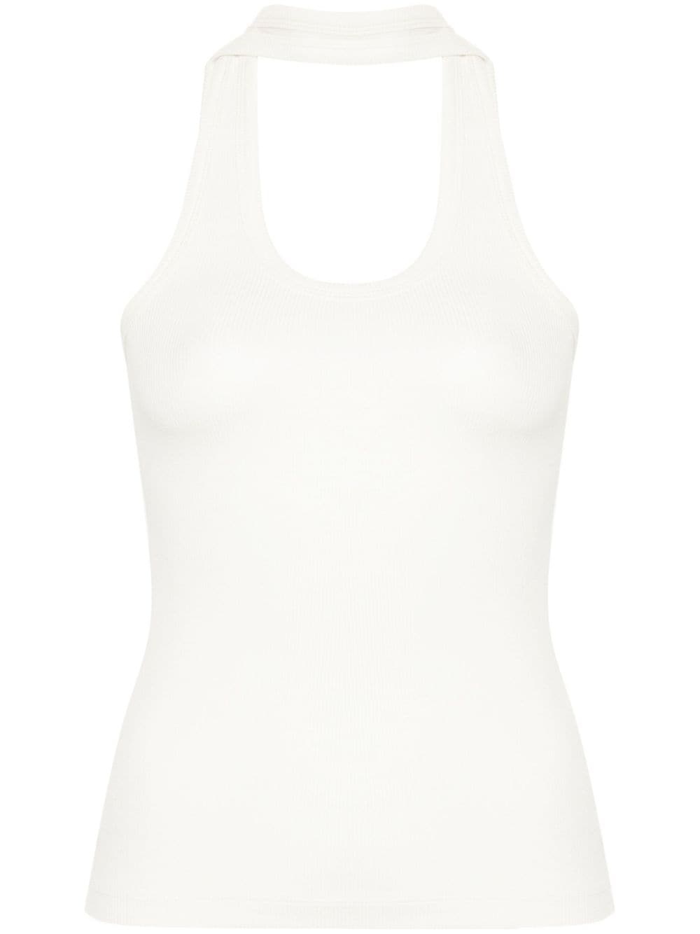 fine-ribbed tank top - 1