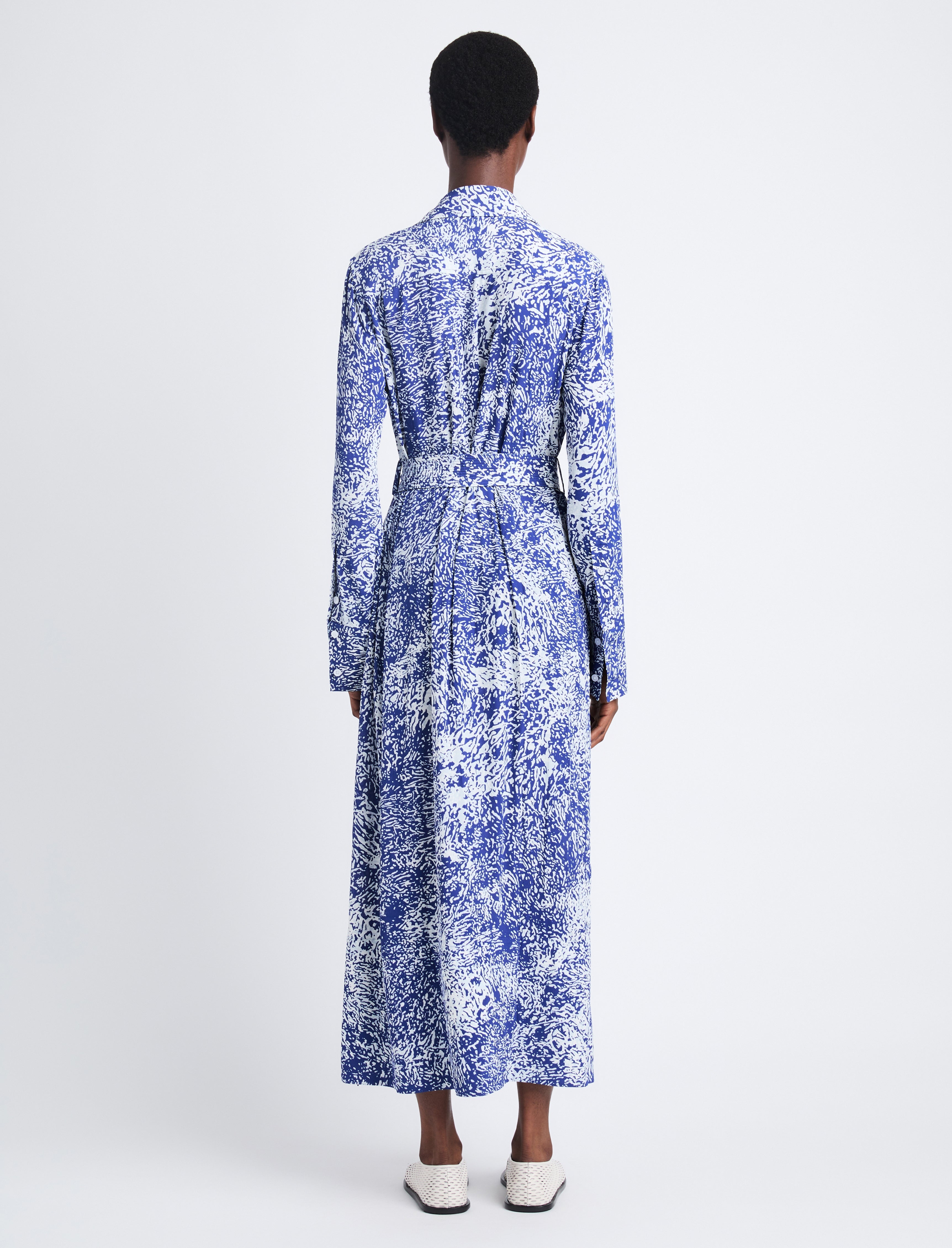 Vanessa Dress in Printed Viscose Crepe - 5