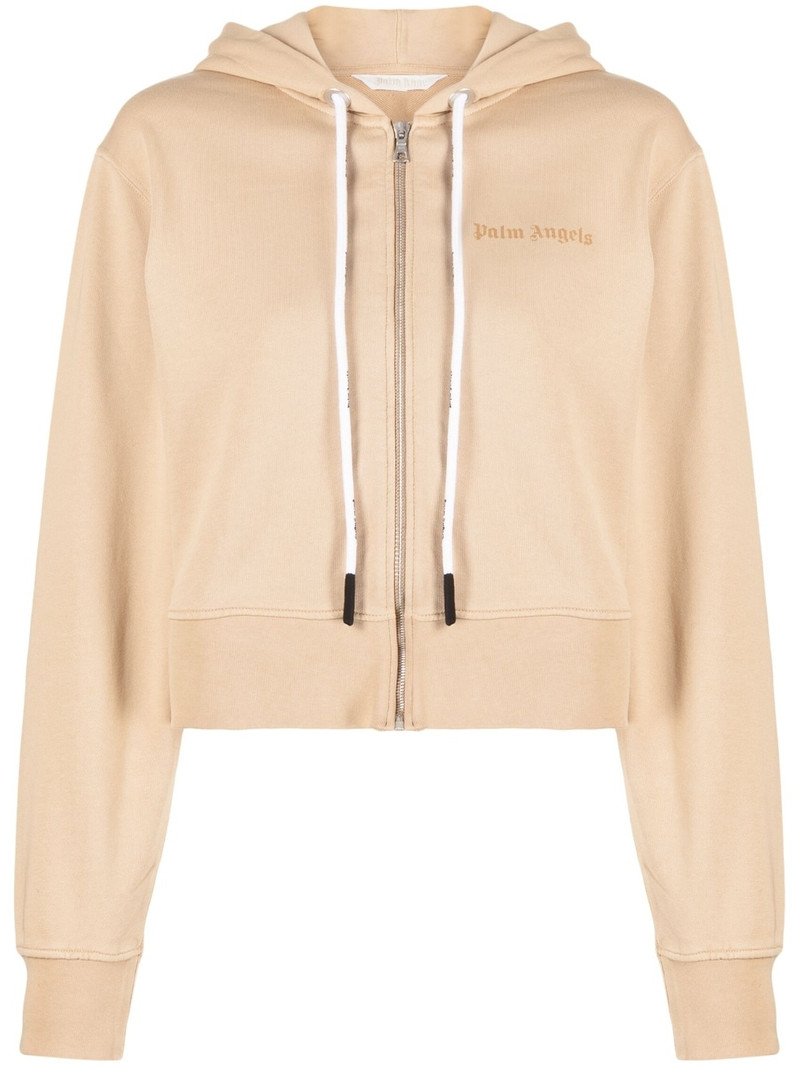 로고 인쇄 작물 hoodie 1