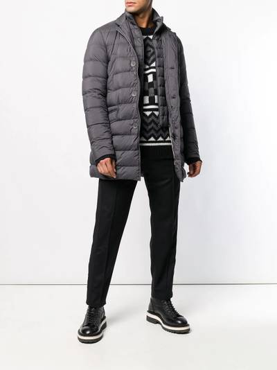 Herno padded straight-fit jacket outlook