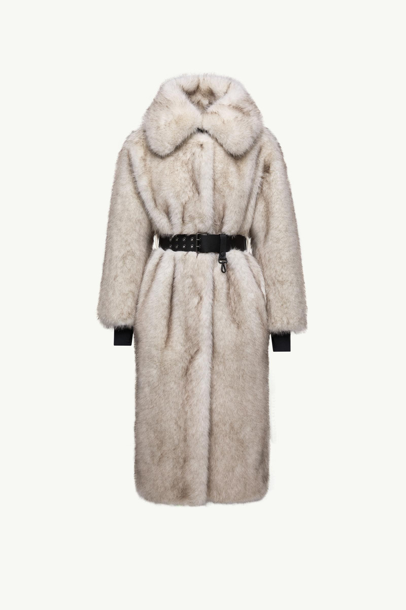 Arly Belted Textured Down Coat 1