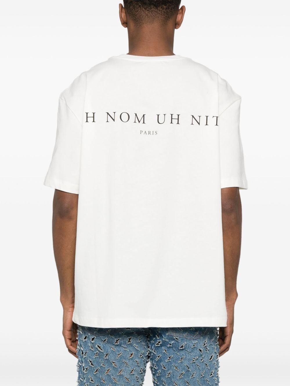 face-print cotton T-shirt - 4