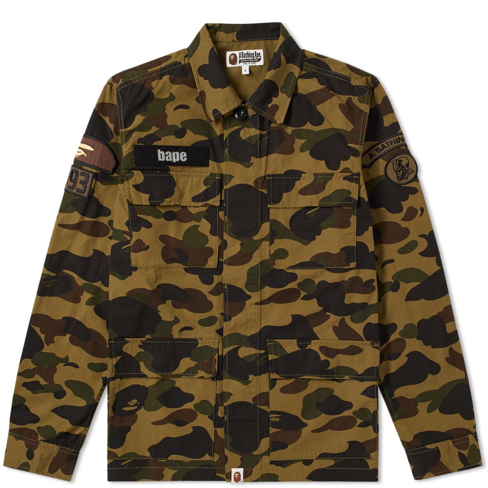 A Bathing Ape 1st Camo Military Shirt - 1