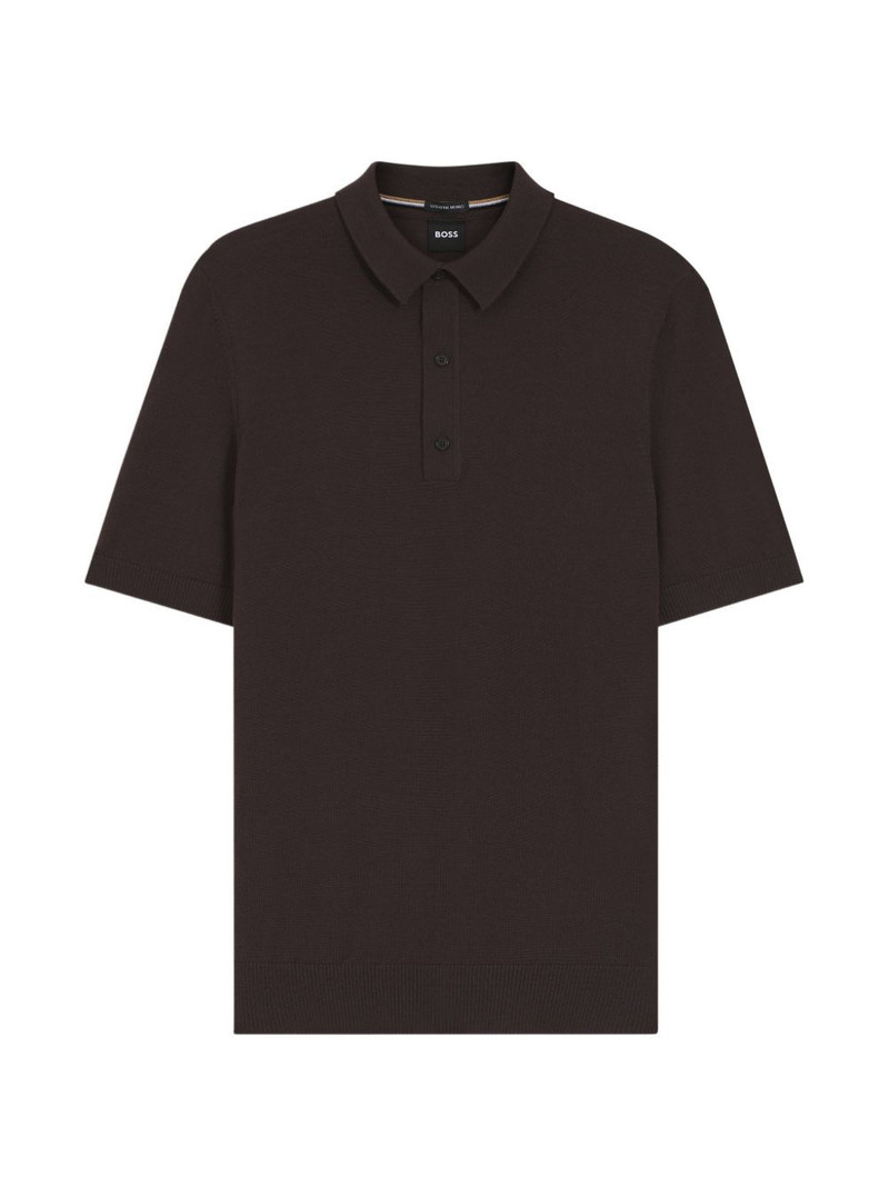 buttoned polo shirt 1