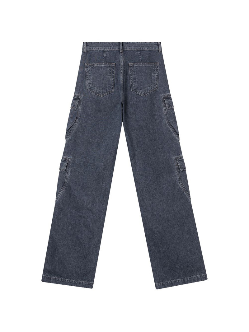 washed grey cargo jeans 6