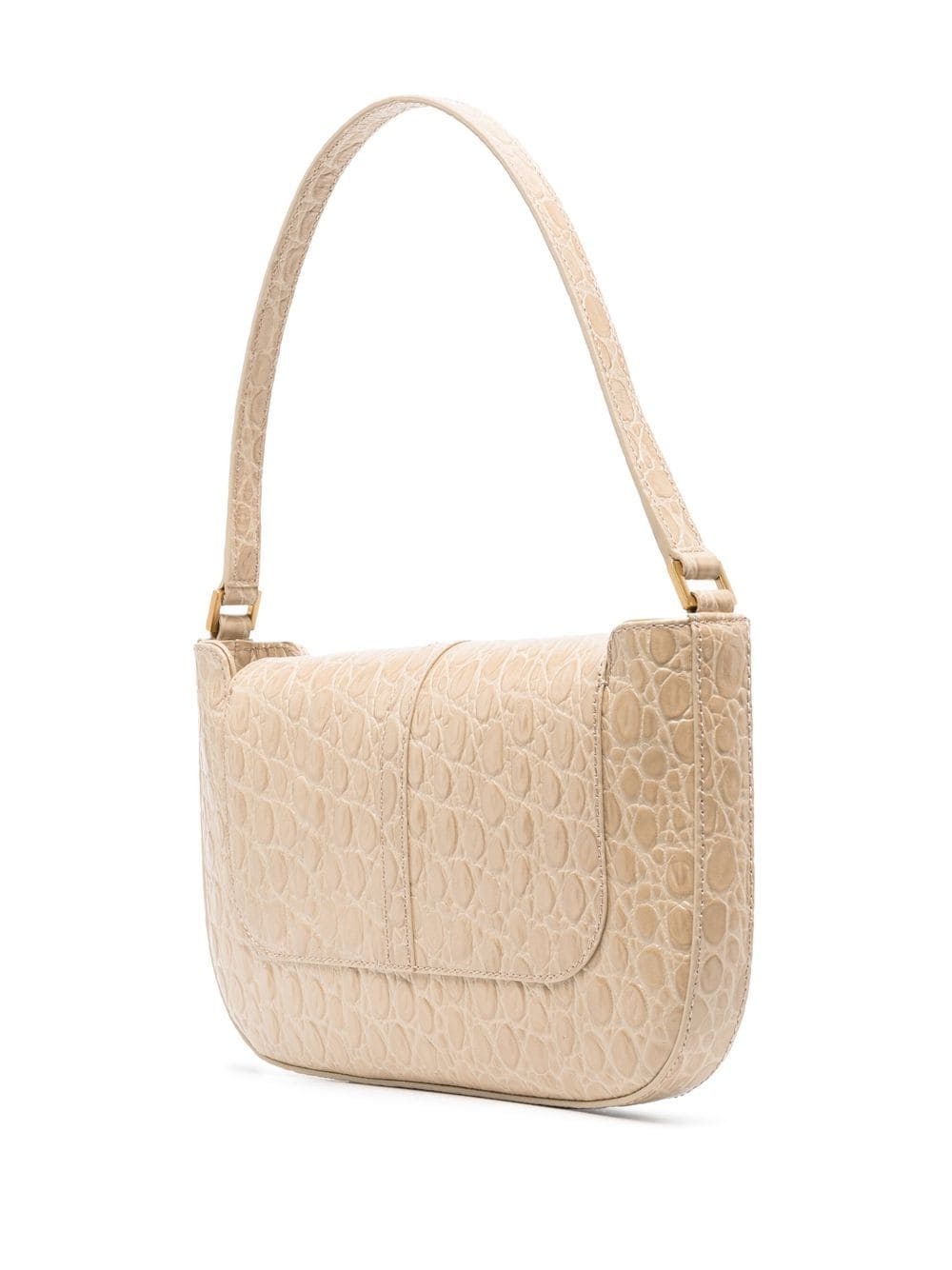 Miranda crocodile-embossed shoulder bag - 3